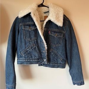 Levi Jean Jacket with Sherpa Inside